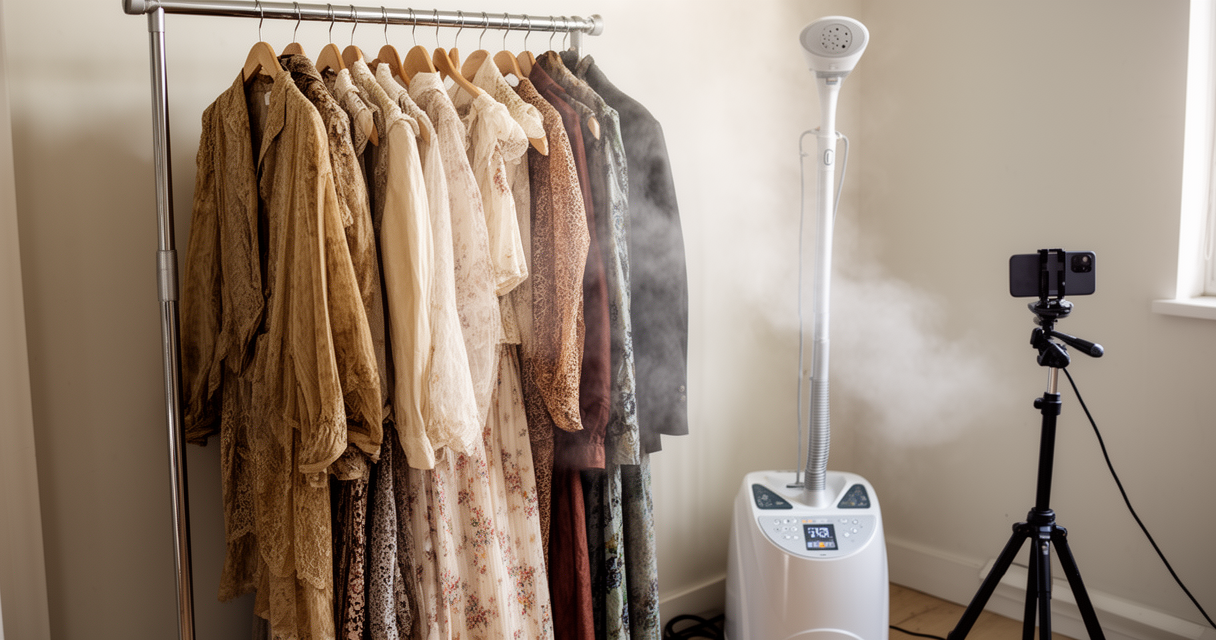 Best Clothes Steamer for Reselling Vintage Clothing (2026)